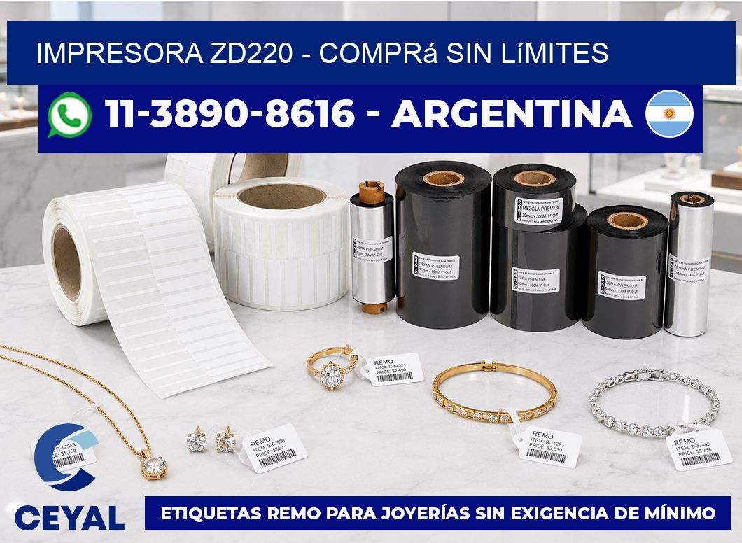 IMPRESORA ZD220 - Comprá sin límites