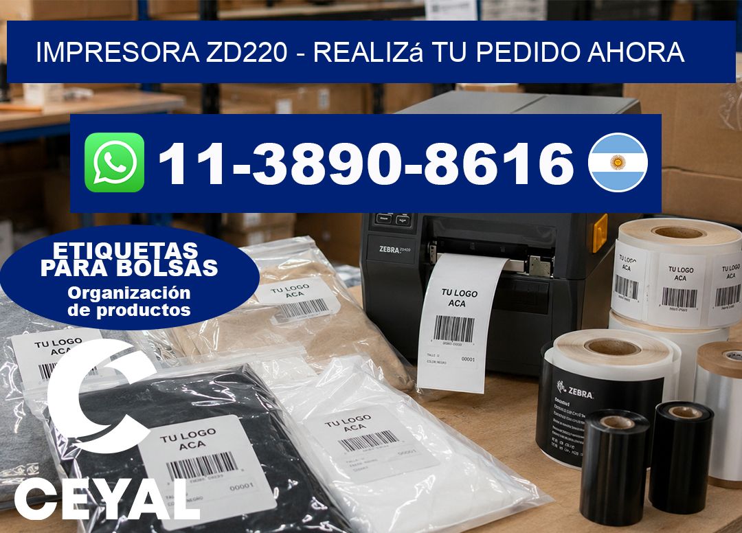 IMPRESORA ZD220 – Realizá tu pedido ahora