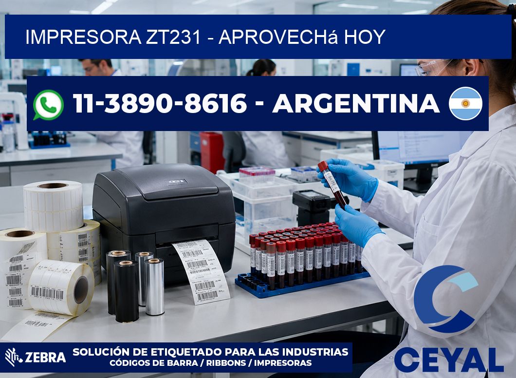 IMPRESORA ZT231 - Aprovechá hoy