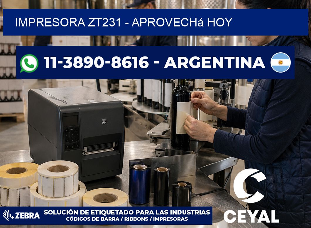 IMPRESORA ZT231 – Aprovechá hoy