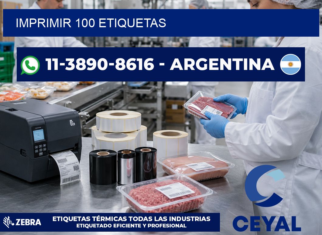 IMPRIMIR 100 ETIQUETAS