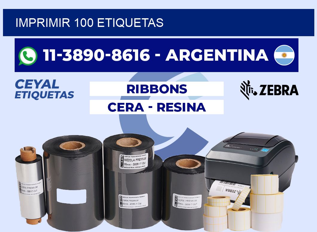 IMPRIMIR 100 ETIQUETAS