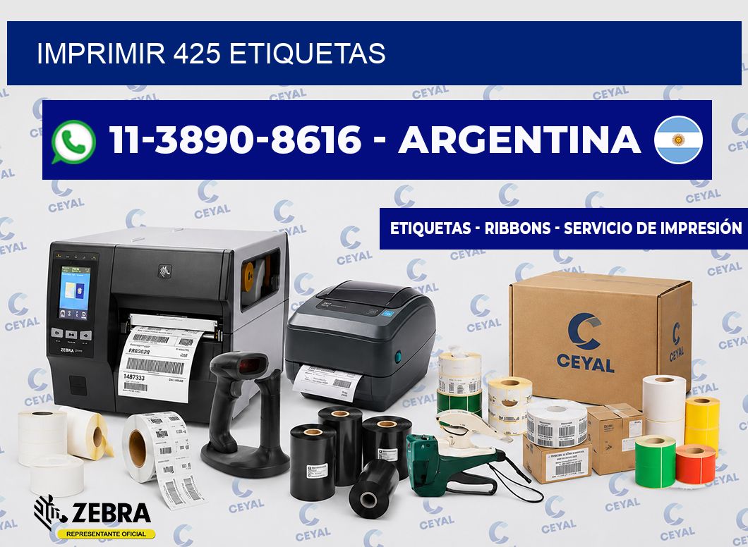 IMPRIMIR 425 ETIQUETAS