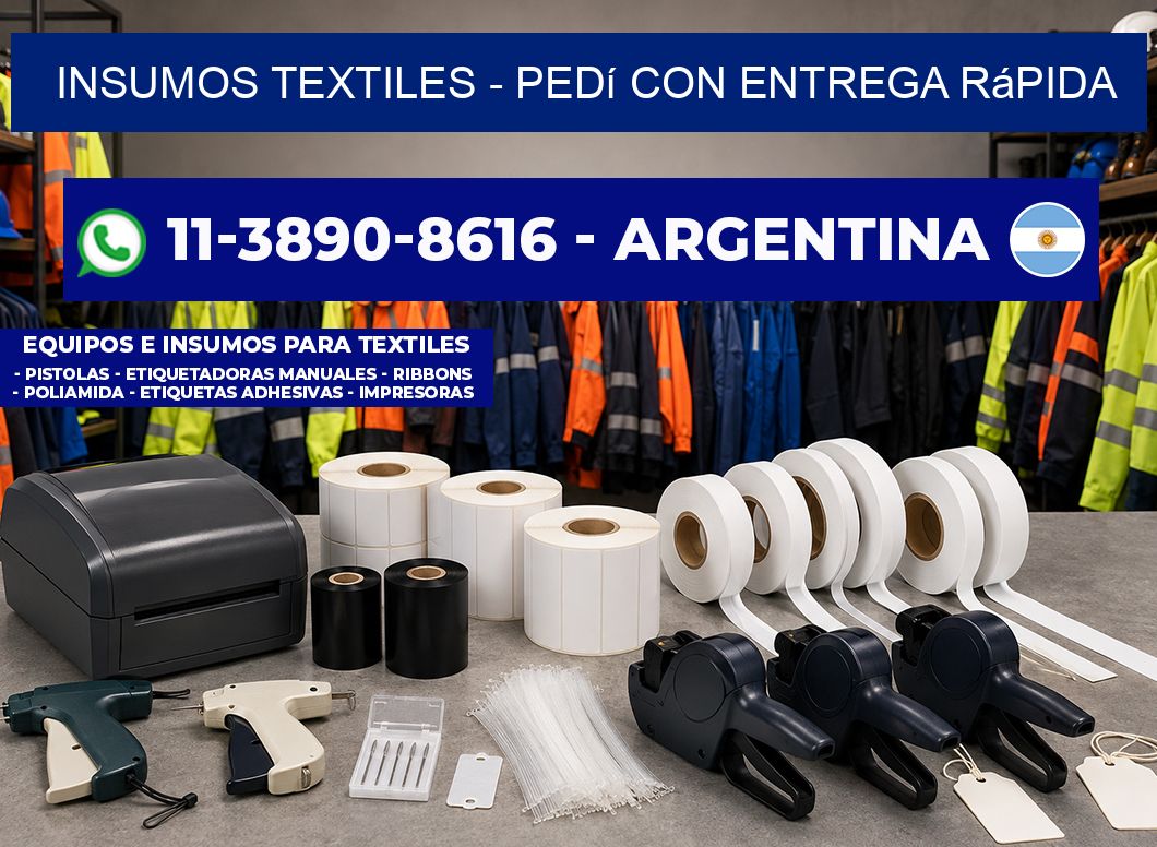 INSUMOS TEXTILES - Pedí con entrega rápida