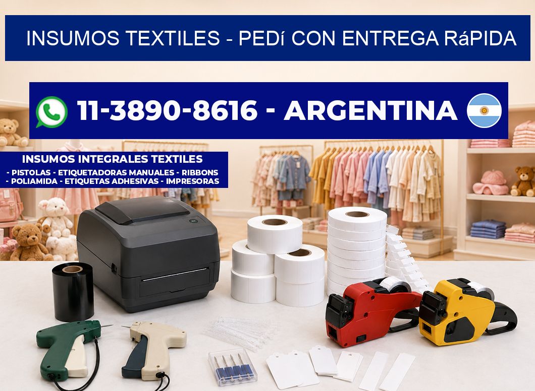 INSUMOS TEXTILES - Pedí con entrega rápida