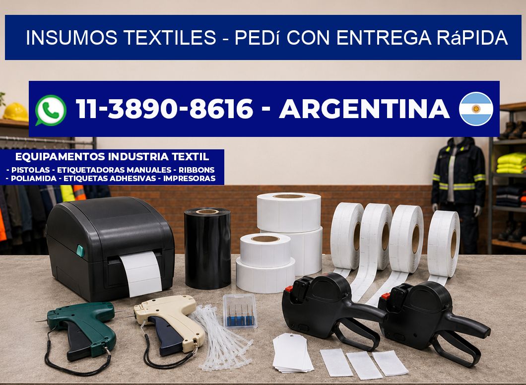 INSUMOS TEXTILES – Pedí con entrega rápida