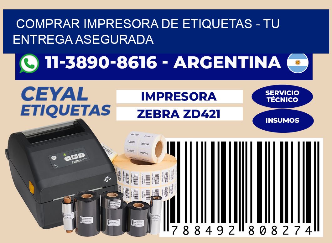 COMPRAR IMPRESORA DE ETIQUETAS - Tu entrega asegurada