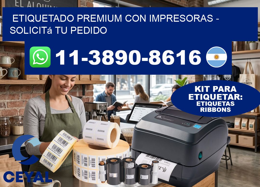 ETIQUETADO PREMIUM CON IMPRESORAS - Solicitá tu pedido