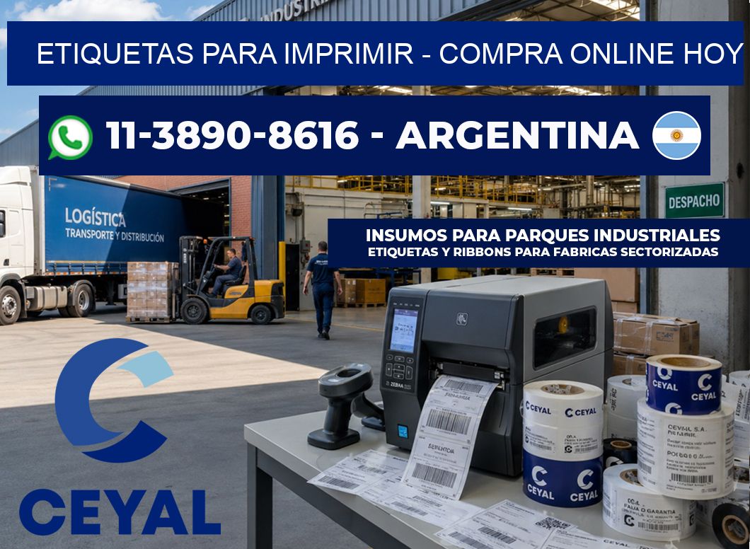 ETIQUETAS PARA IMPRIMIR - Compra online hoy