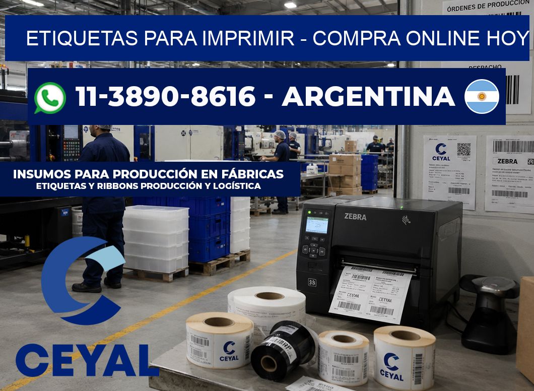 ETIQUETAS PARA IMPRIMIR – Compra online hoy