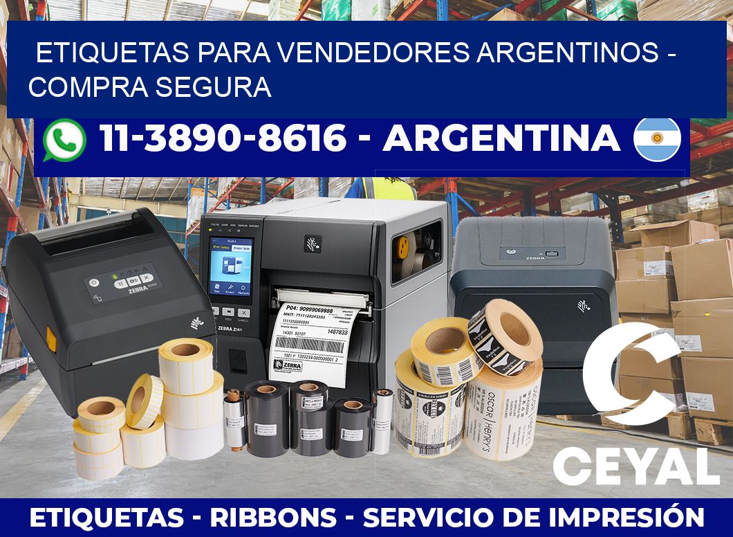 ETIQUETAS PARA VENDEDORES ARGENTINOS - Compra segura