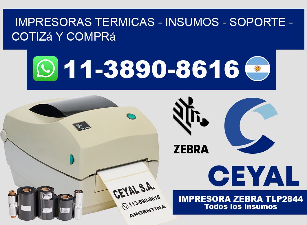 IMPRESORAS TERMICAS - INSUMOS - SOPORTE - Cotizá y comprá