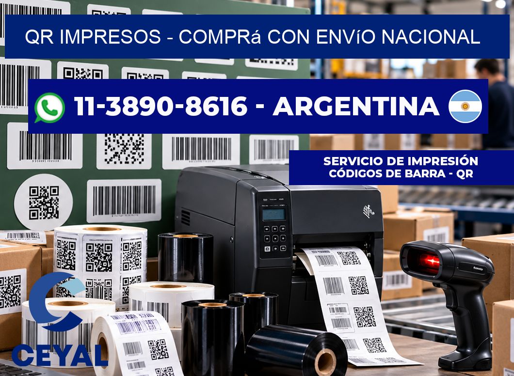 QR Impresos - Comprá con envío nacional
