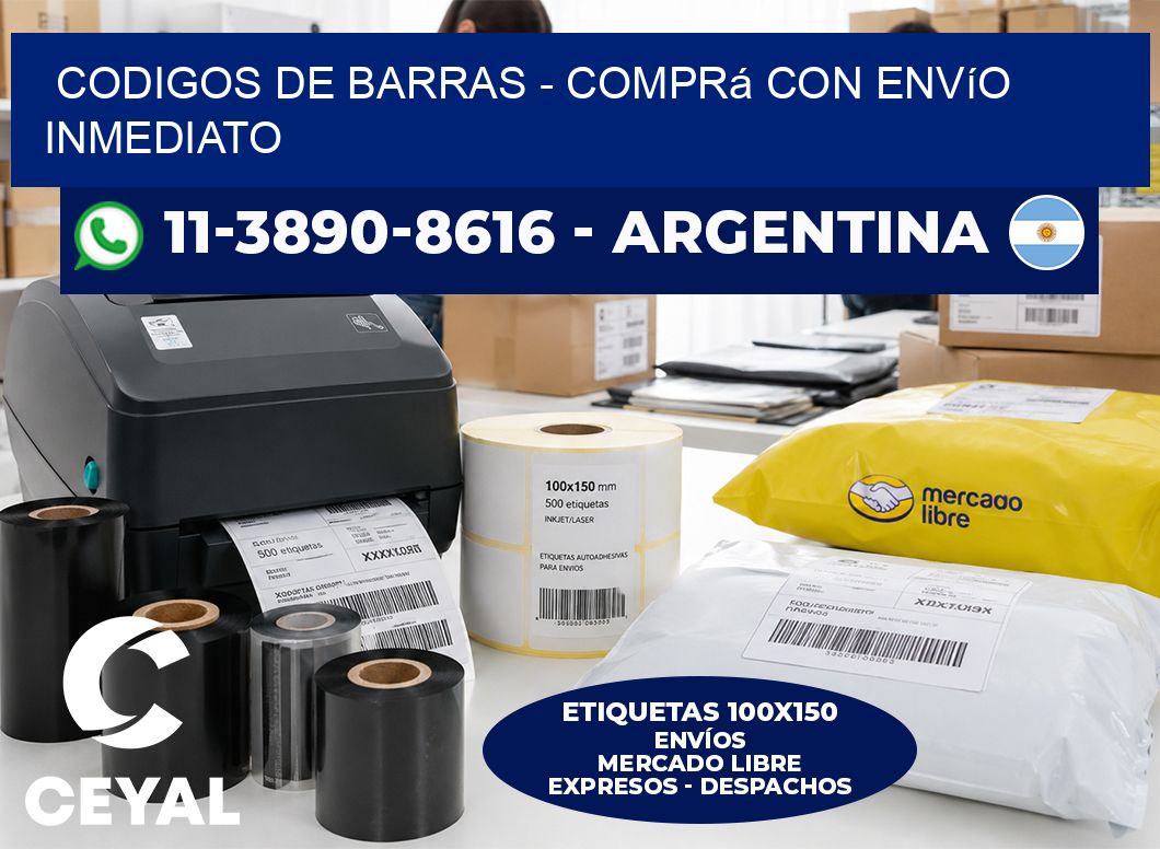 codigos de barras - Comprá con envío inmediato