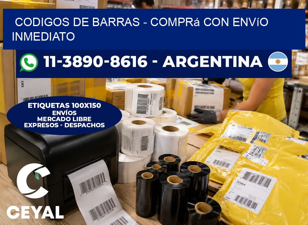 codigos de barras - Comprá con envío inmediato