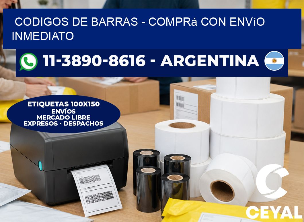 codigos de barras - Comprá con envío inmediato