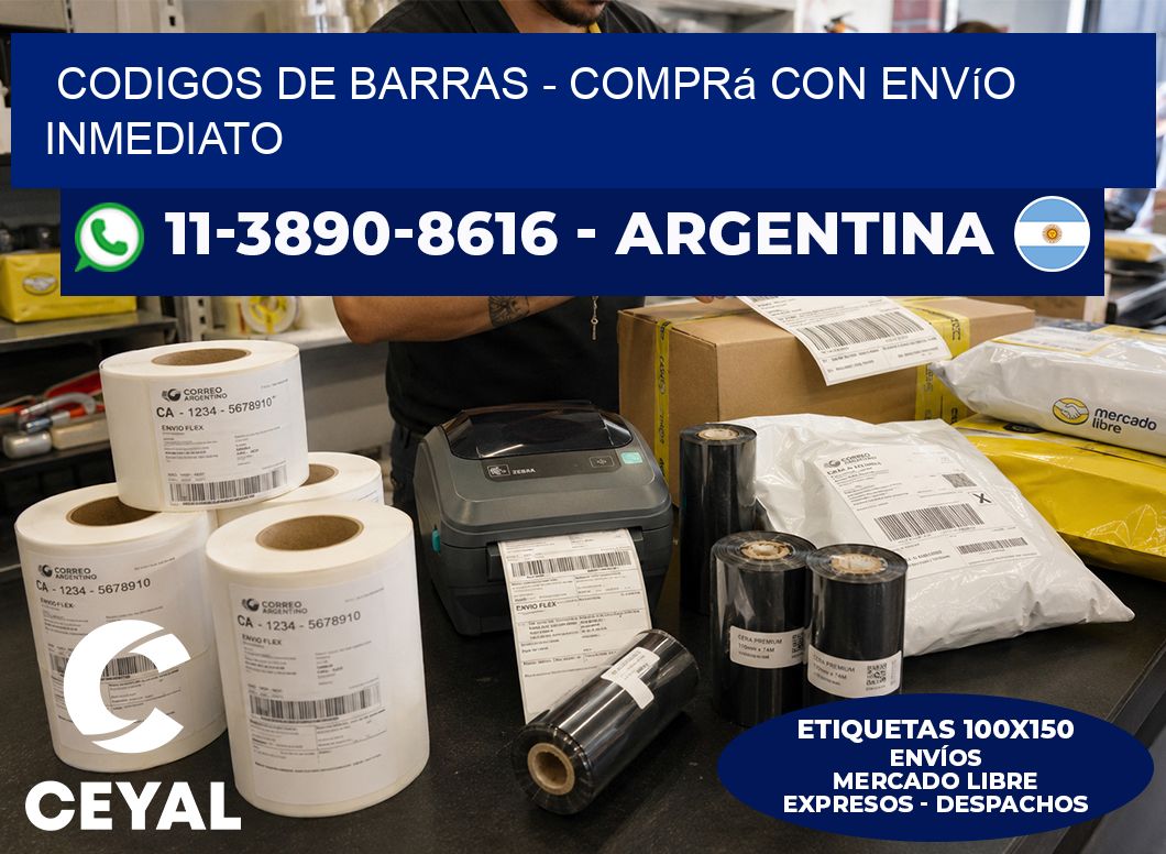 codigos de barras - Comprá con envío inmediato