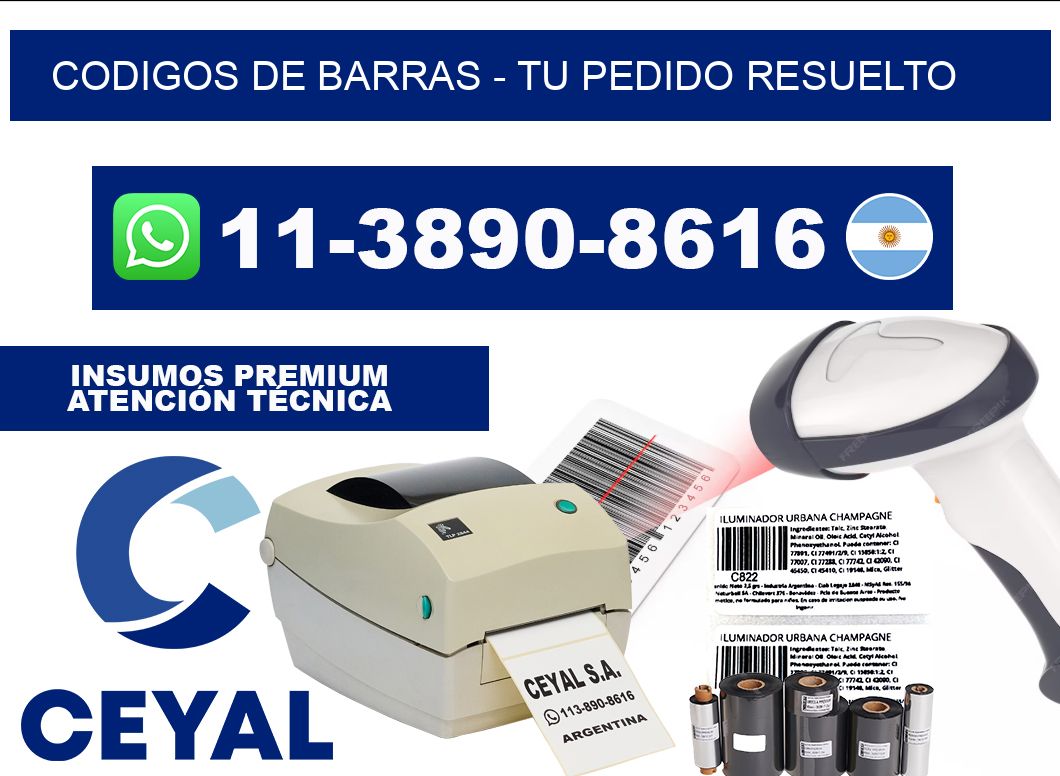 codigos de barras - Tu pedido resuelto