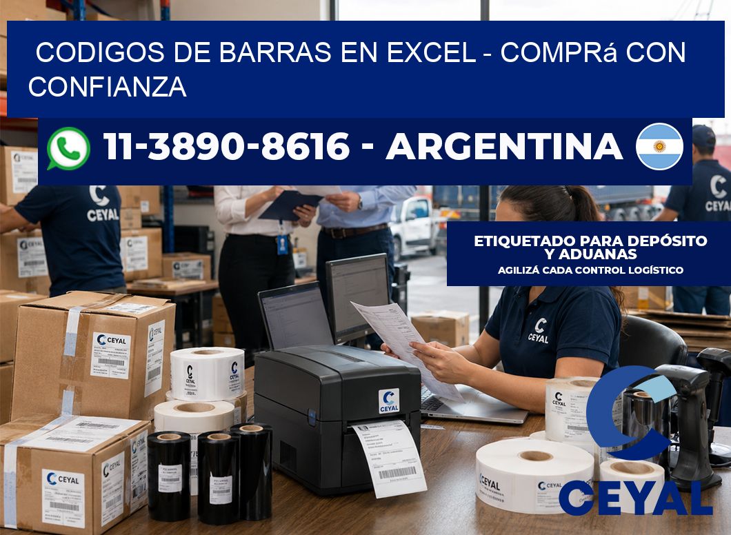 codigos de barras en excel – Comprá con confianza