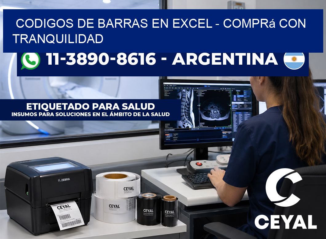 codigos de barras en excel - Comprá con tranquilidad