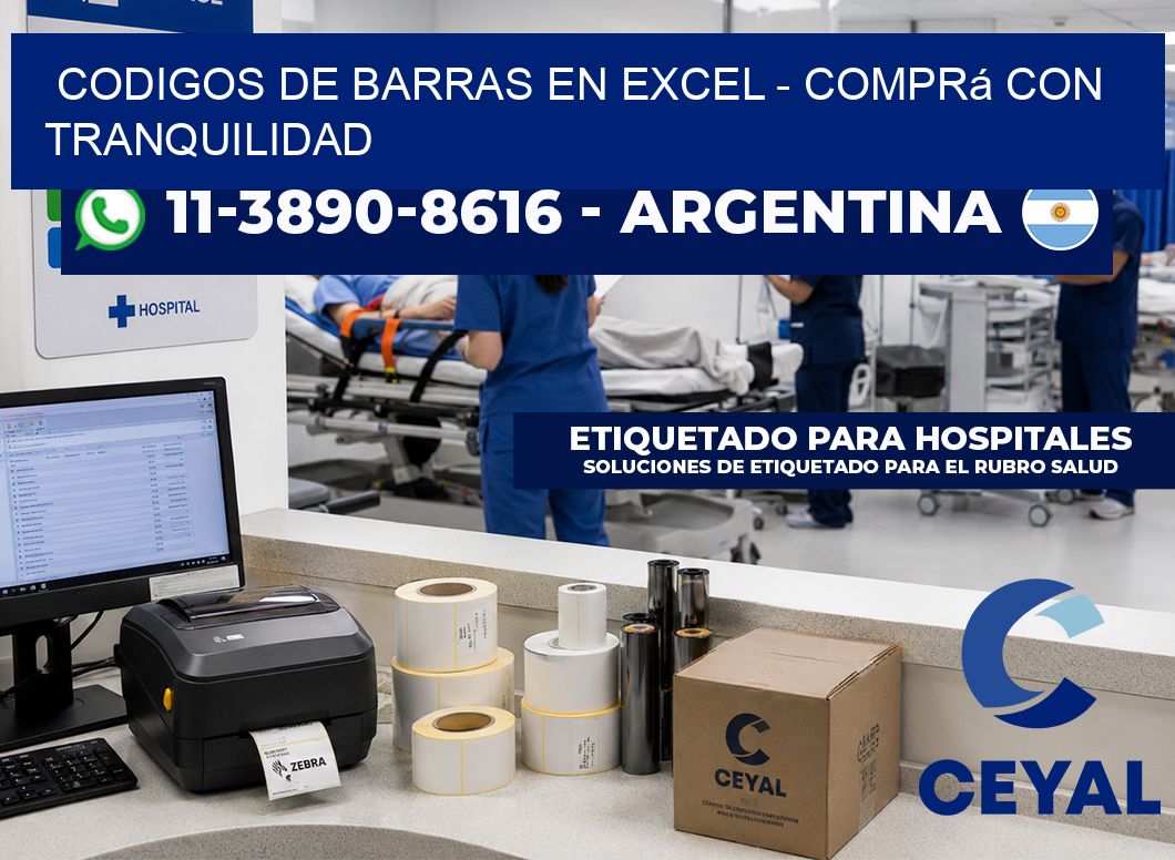 codigos de barras en excel – Comprá con tranquilidad