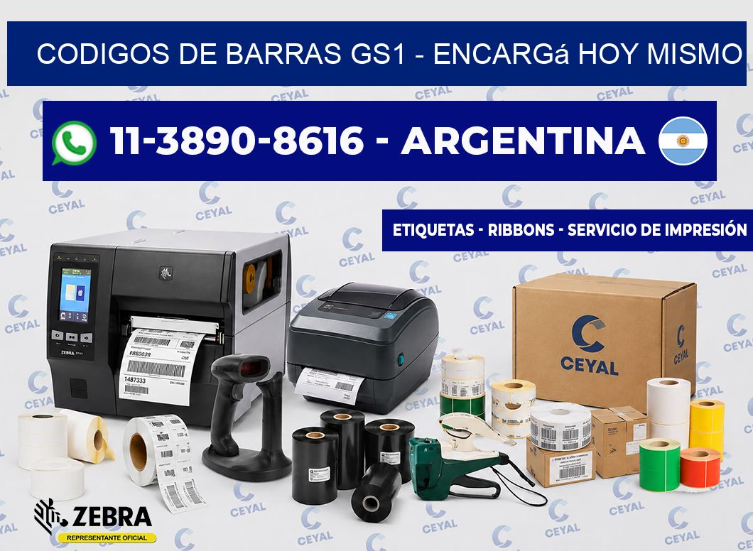 codigos de barras gs1 - Encargá hoy mismo