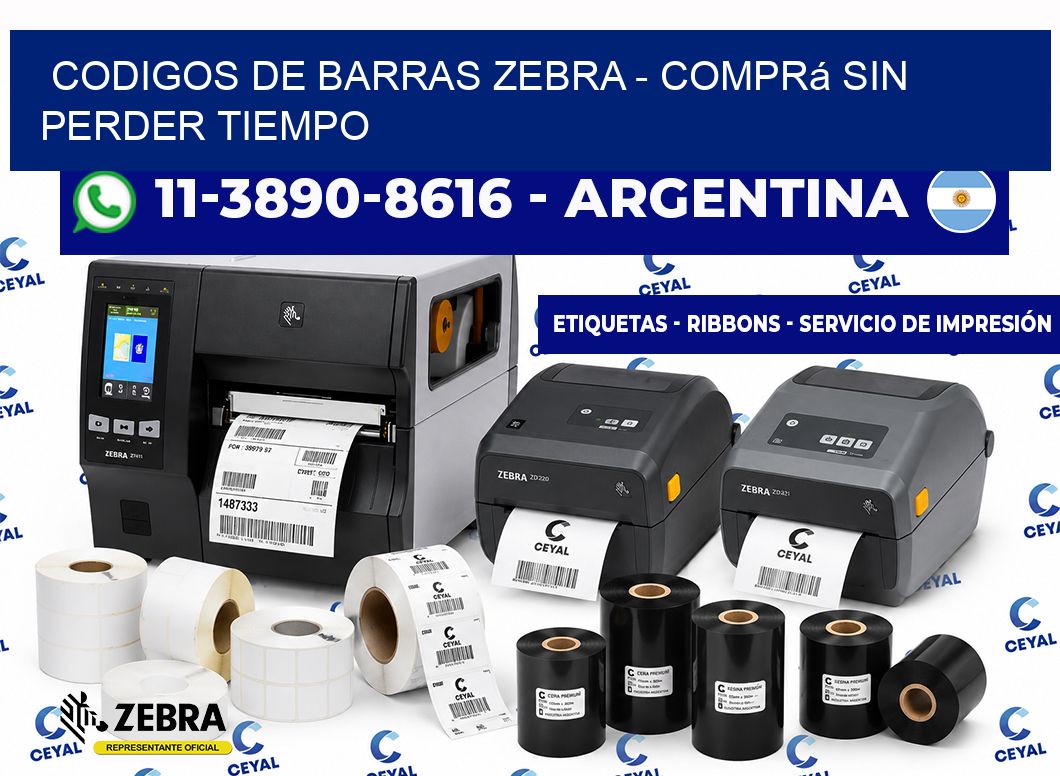 codigos de barras zebra - Comprá sin perder tiempo