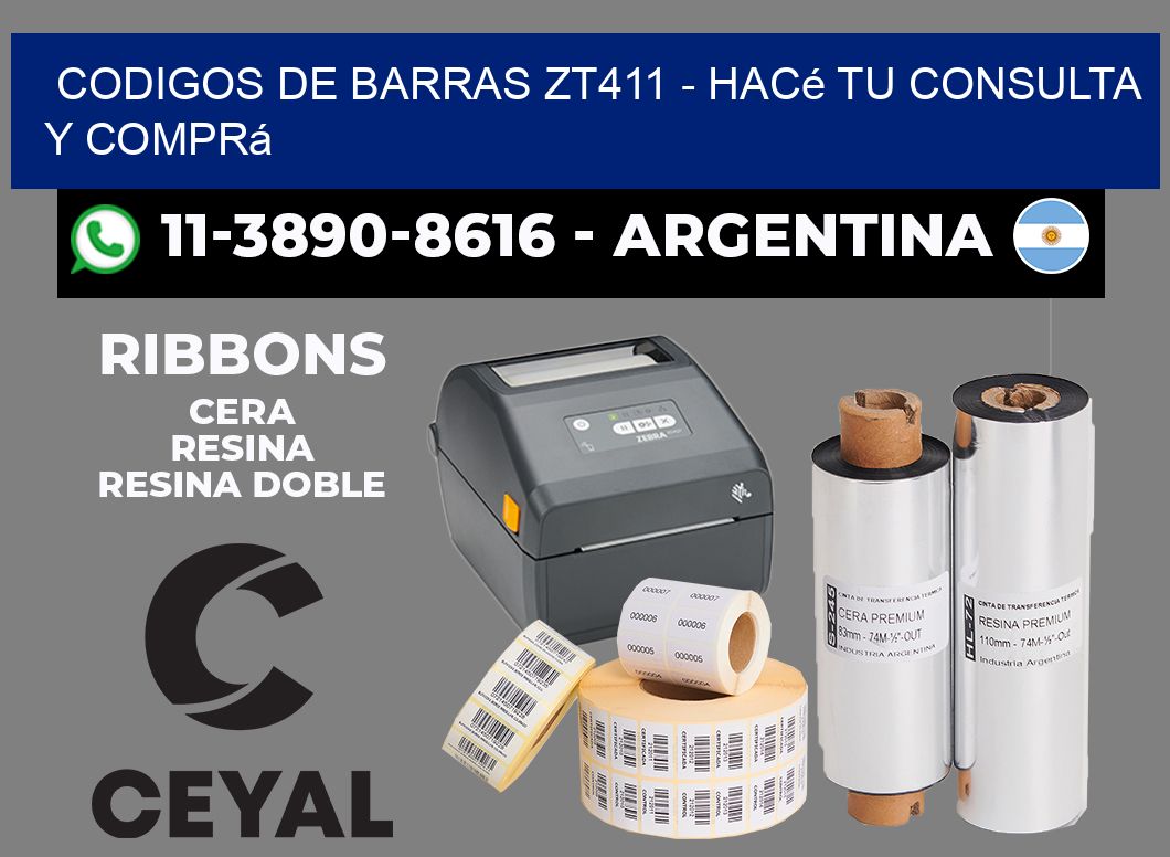 codigos de barras zt411 - Hacé tu consulta y comprá