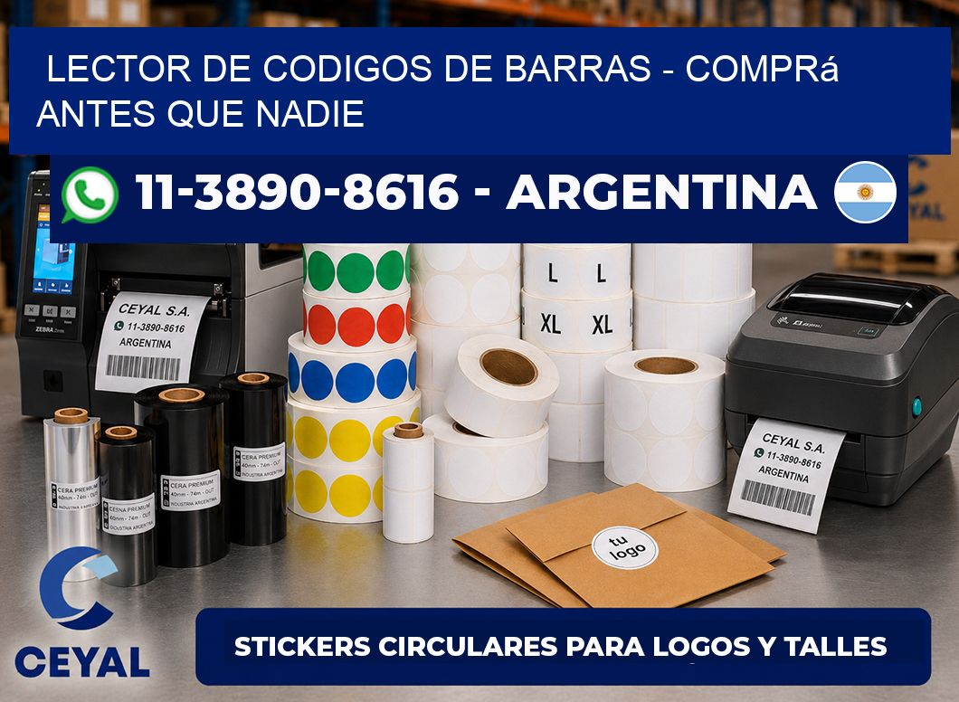 lector de codigos de barras - Comprá antes que nadie