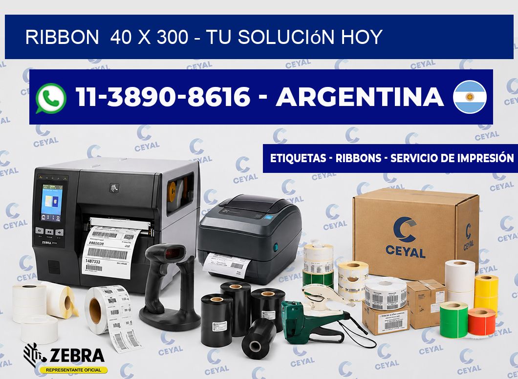 ribbon  40 x 300 - Tu solución hoy