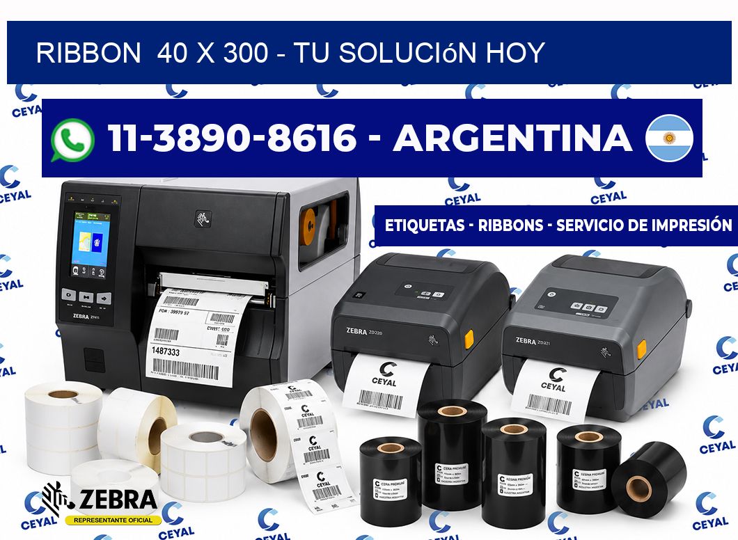 ribbon  40 x 300 - Tu solución hoy