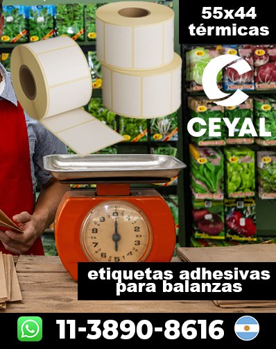 ADHESIVOS PARA BALANZAS - Comprá con garantía