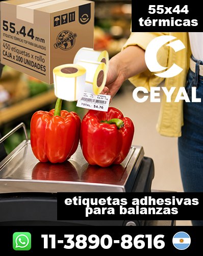 ADHESIVOS PARA BALANZAS – Comprá con garantía