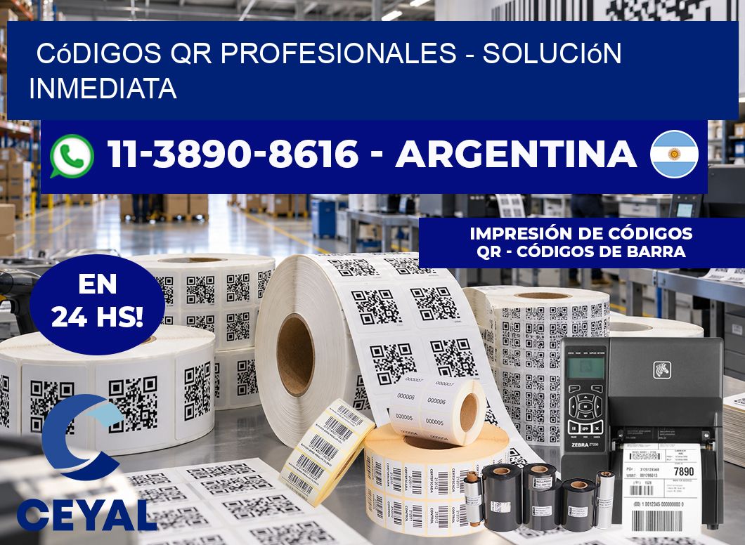 Códigos QR Profesionales - Solución inmediata