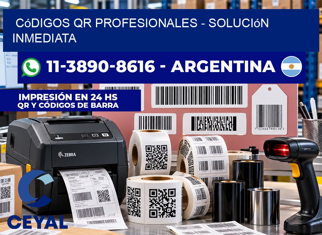 Códigos QR Profesionales - Solución inmediata
