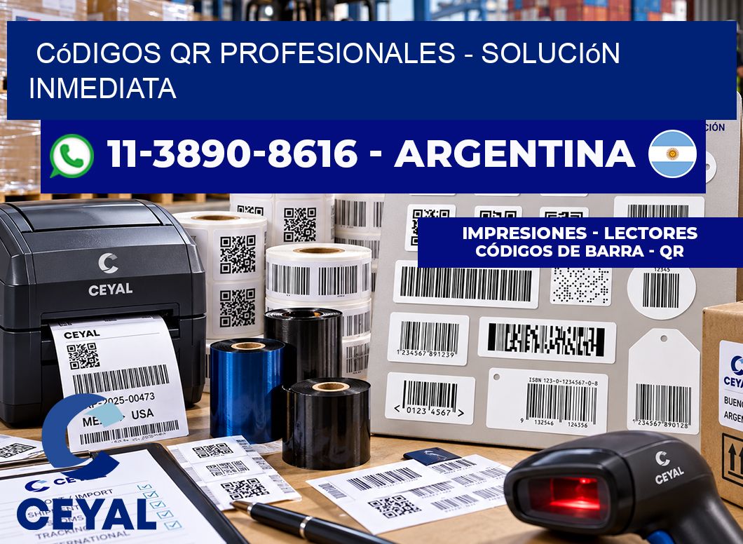 Códigos QR Profesionales - Solución inmediata