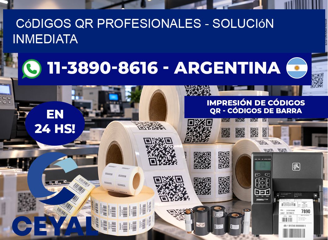 Códigos QR Profesionales – Solución inmediata
