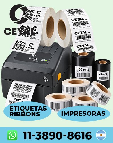 Etiquetas para Identificación de Mercadería CODIGO 2 D