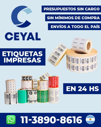 Etiquetas para Identificación de Mercadería CODIGO 2 D