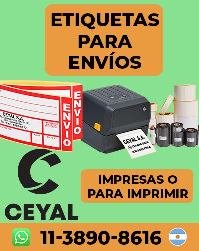 Etiquetas para Identificación de Mercadería CODIGO 2 D