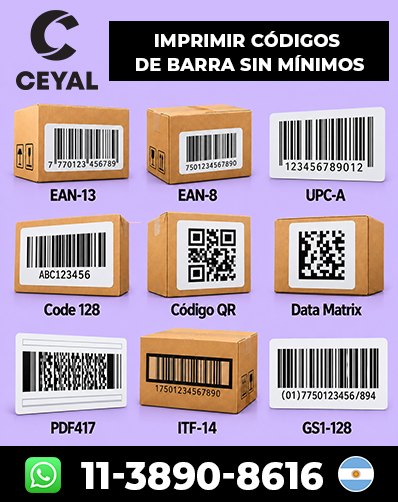 Impresora De Códigos De Barras Para Control De Stock Arg