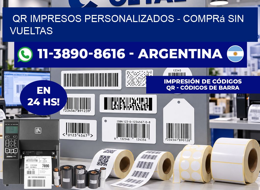 QR Impresos Personalizados - Comprá sin vueltas