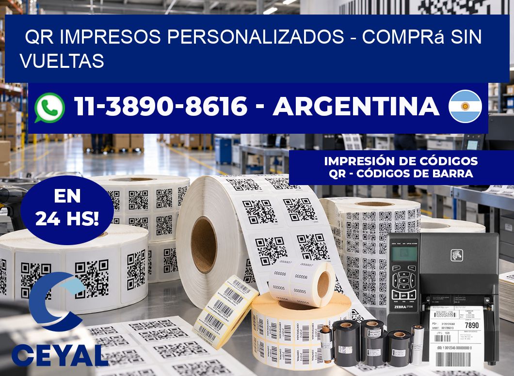 QR Impresos Personalizados - Comprá sin vueltas