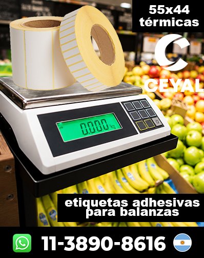 ROLLOS TÉRMICOS PARA BALANZAS – Comprá con respuesta inmediata
